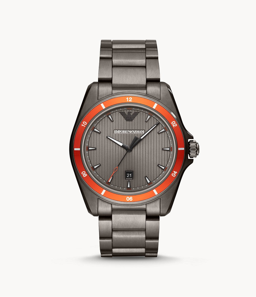 Buy Emporio Armani Men's Quartz Stainless Steel Grey Dial 44mm Watch AR11178 in Pakistan