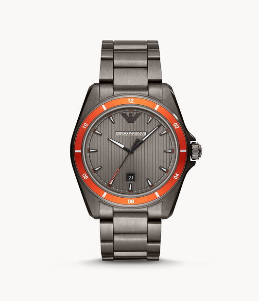 Buy Emporio Armani Men's Quartz Stainless Steel Grey Dial 44mm Watch AR11178 in Pakistan