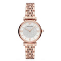 Buy Emporio Armani Gianni T Bar White Dial Rose Gold Steel Strap Watch for Women - AR11244 in Pakistan