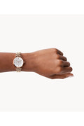Buy Emporio Armani Gianni T Bar White Dial Rose Gold Steel Strap Watch for Women - AR11244 in Pakistan