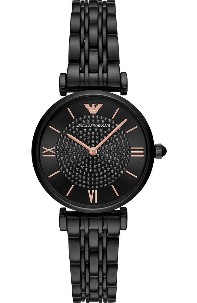 Buy Emporio Armani Women's Analog Stainless Steel Black Dial 32mm Watch AR11245 in Pakistan