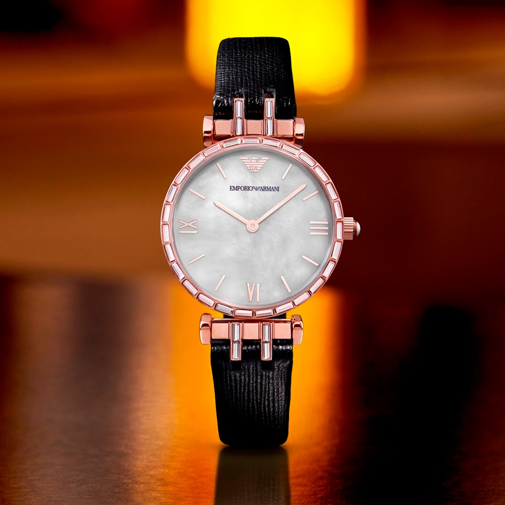 Buy Emporio Armani Women's Analog Mother of Pearl Dial 32mm Watch AR11295 in Pakistan