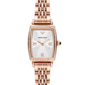Buy Emporio Armani Gianni T-Bar White Dial Rose Gold Steel Strap Watch for Women - AR11406 in Pakistan