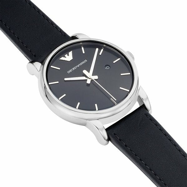 Buy Emporio Armani Luigi Black Dial Black Leather Strap Watch for Men - AR1692 in Pakistan