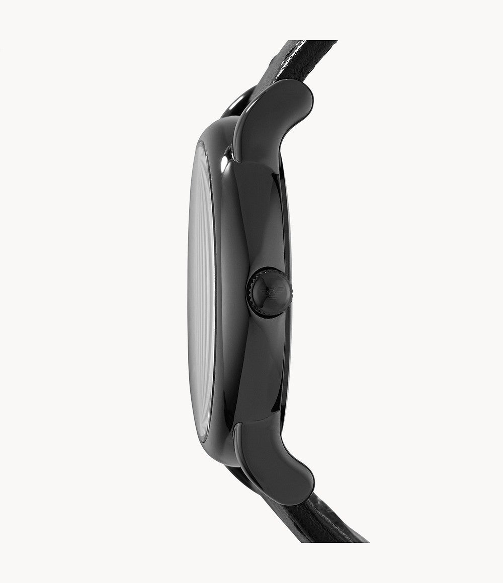 Buy Emporio Armani Classic Black Dial Black Leather Strap Watch for Men - AR1732 in Pakistan