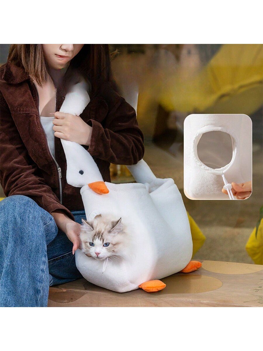 Buy SHEIN A Cat Outing Shoulder Bag With An Animal Shape That Can Reveal Its Head. The Cute Style Is Suitable For Cats And Dogs Traveling Outdoors. in Pakistan