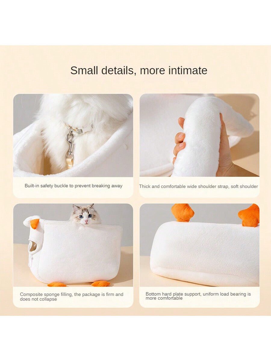 Buy SHEIN A Cat Outing Shoulder Bag With An Animal Shape That Can Reveal Its Head. The Cute Style Is Suitable For Cats And Dogs Traveling Outdoors. in Pakistan