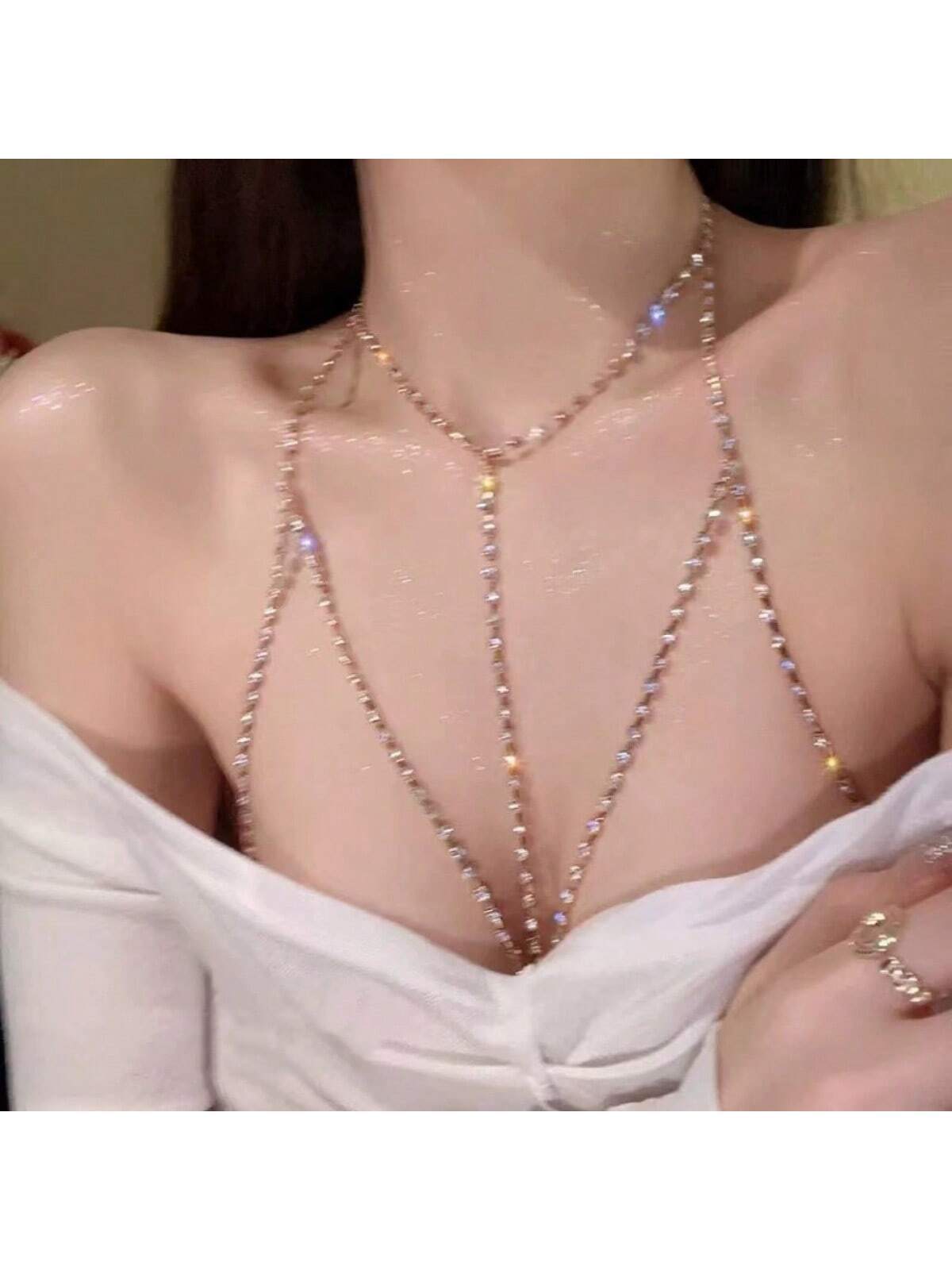 Buy SHEIN Golden Women's Body Bikini Chain in Pakistan
