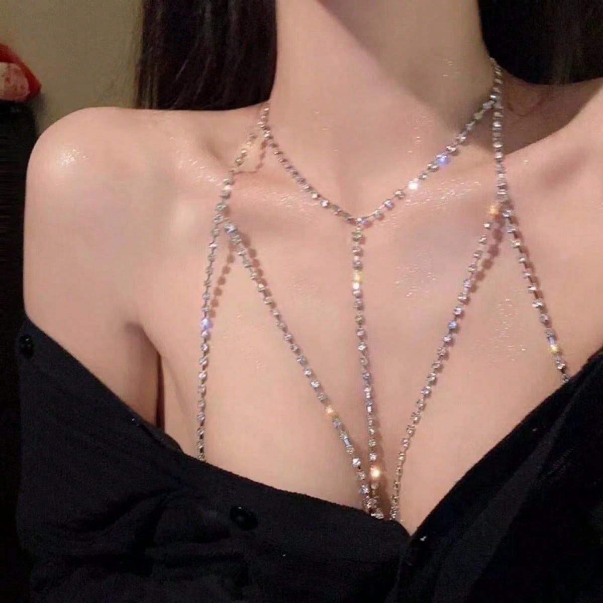 Buy SHEIN Golden Women's Body Bikini Chain in Pakistan