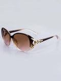 Buy SHEIN Acrylic Frame Boho Style Sunglasses UV Protection in Pakistan