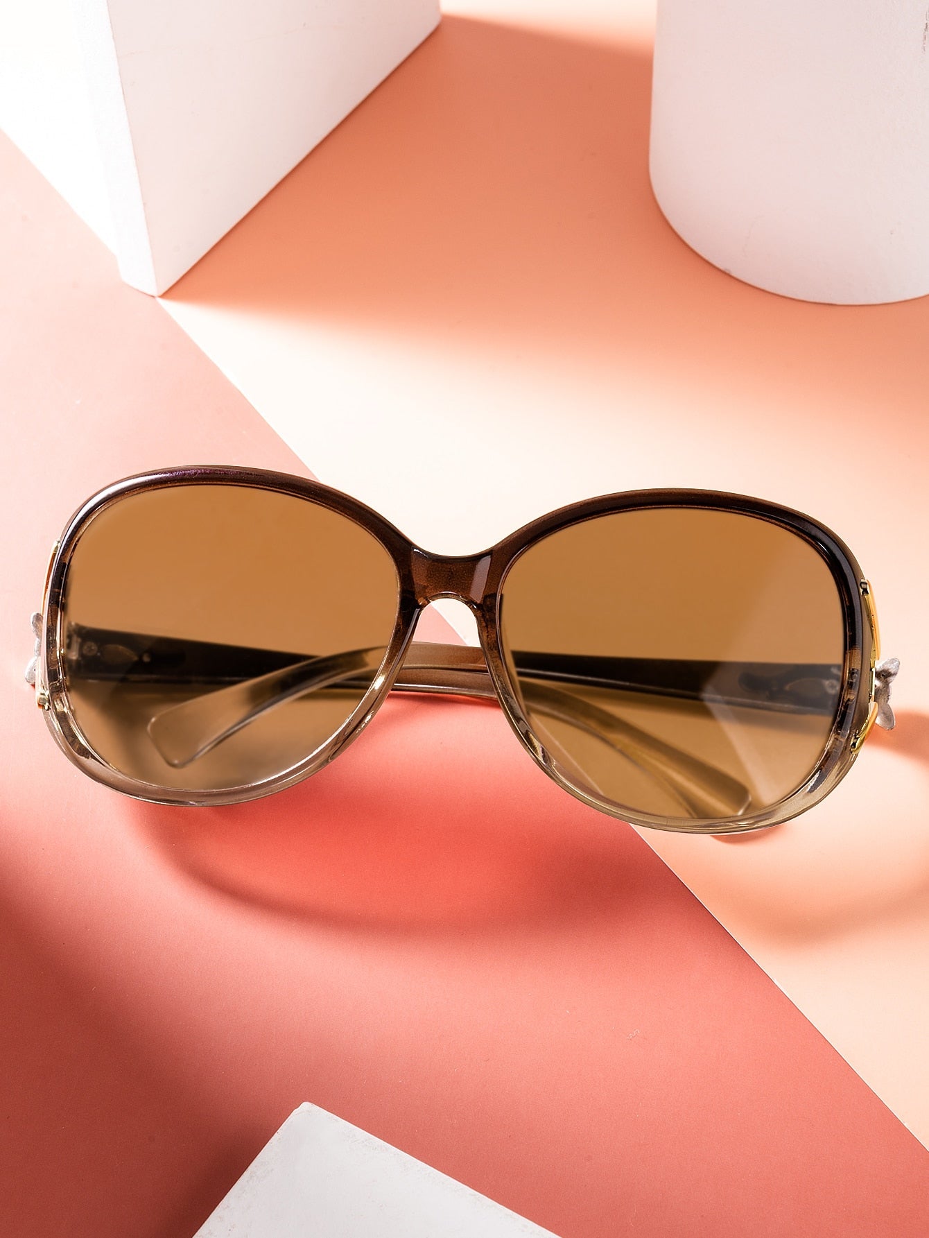 Buy SHEIN Acrylic Frame Boho Style Sunglasses UV Protection in Pakistan