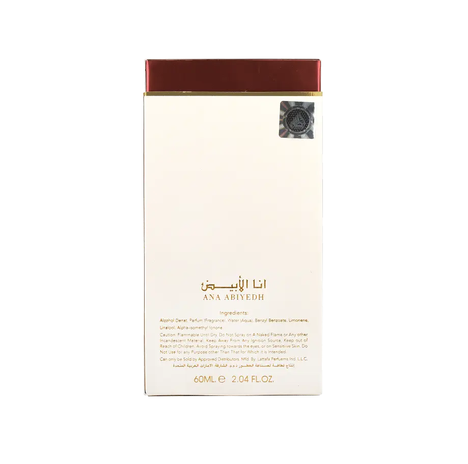 Buy Lataffa Ana Abiyedh Rouge Edp 100Ml in Pakistan