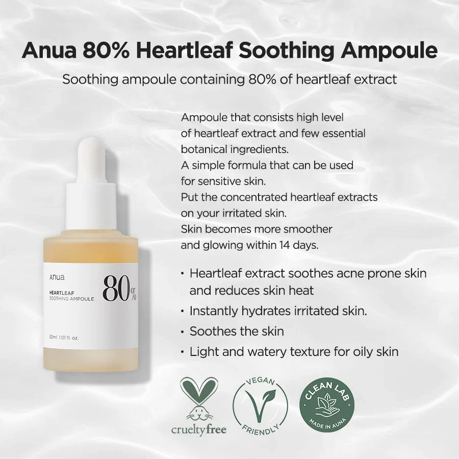 Buy Anua Houttuynia Cordata 80% Moisture Soothing Ampoule in Pakistan