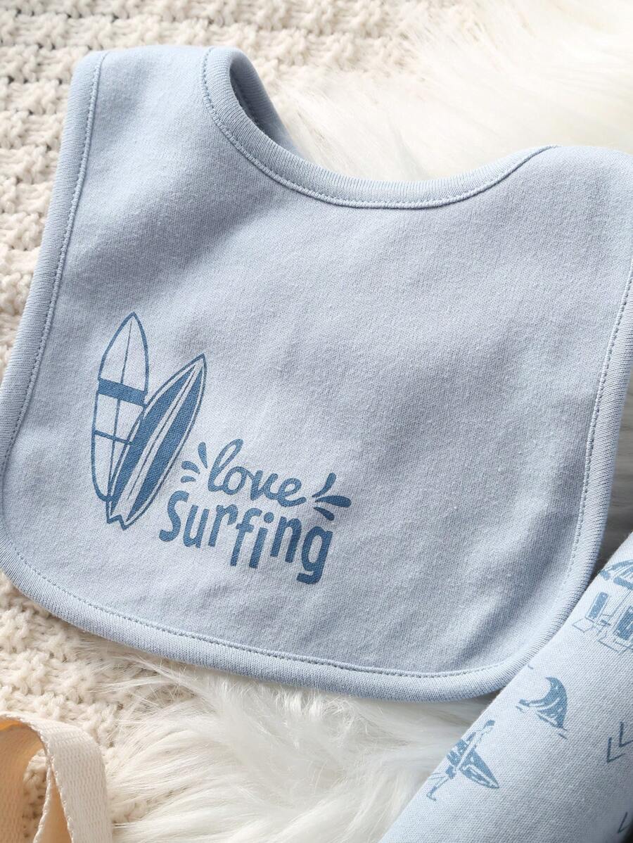 Buy SHEIN Baby Footie Pants, Sports And Beach Style Hat & Bib Set in Pakistan