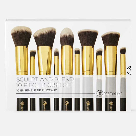 Buy BH Cosmetics Sculpt and Blend 3 – 10 Piece Brush Set in Pakistan