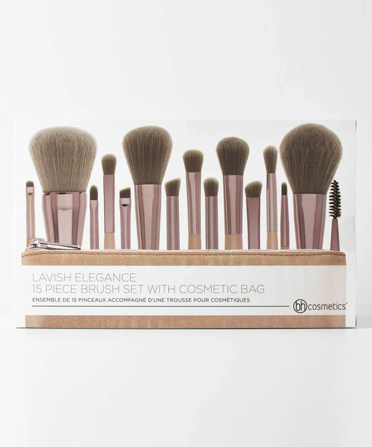 Buy BH Cosmetics Lavish Elegance - 15 Piece Brush Set in Pakistan