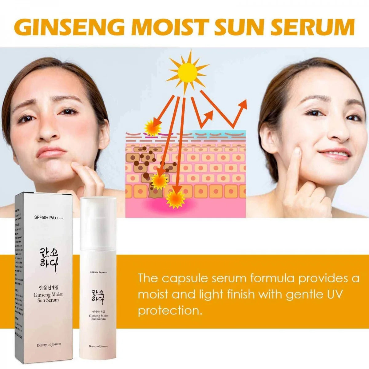 Buy Beauty of Joseon Ginseng Moist Sun Serum (SPF 50+ PA++++) in Pakistan