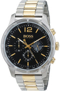 Buy Hugo Boss Mens Chronograph Quartz Stainless Steel Black Dial 44mm Watch - 1513529 in Pakistan