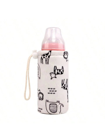Buy SHEIN Baby Bottle Protective Cover, Portable Cartoon Bottle Sleeve, Outdoor Milk Warmer in Pakistan