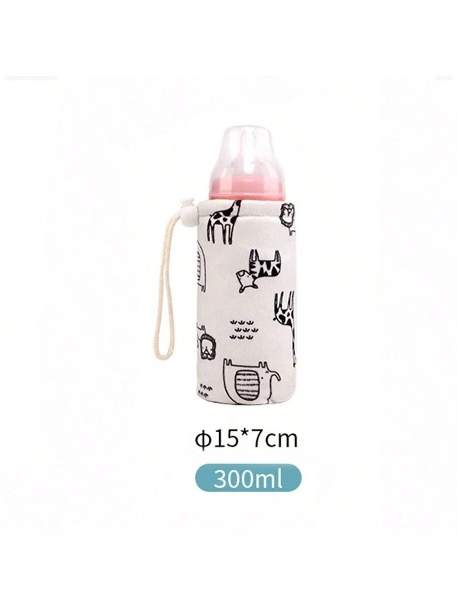 Buy SHEIN Baby Bottle Protective Cover, Portable Cartoon Bottle Sleeve, Outdoor Milk Warmer in Pakistan