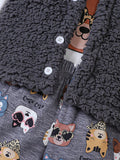 Buy SHEIN Baby Boy 3D Ear Patched Hooded Teddy Vest Coat & 1pc Cartoon Graphic Bodysuit & 1pc Pants in Pakistan