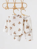 Buy SHEIN Baby Boy Cartoon Graphic Patched Pocket Shirt & Pants in Pakistan