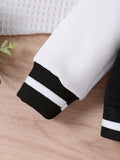 Buy SHEIN Baby Boy Fashion Casual Letter Baseball Jacket Set in Pakistan
