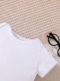 Buy SHEIN Baby Boy Letter Graphic Bodysuit in Pakistan