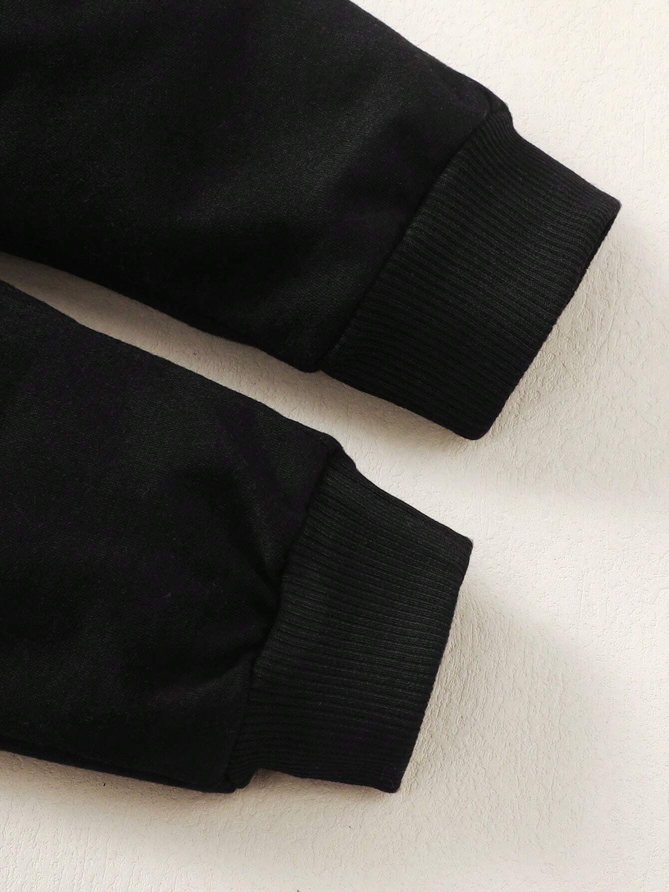 Buy SHEIN Baby Boy Teddy Bear Embroidery Sweatshirt & Sweatpants in Pakistan