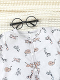 Buy SHEIN Baby Boy's Stylish Casual Striped Print Romper Set Of 3 For Spring/Summer in Pakistan