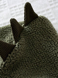 Buy SHEIN Baby Boys Winter Fleece Dinosaur Jumpsuit Outerwear in Pakistan