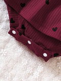 Buy SHEIN Baby Girl Heart Print Bow Shoulder Cami Combo Bodysuit Dress & Headband in Pakistan