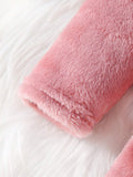 Buy SHEIN Baby Girls' Hooded Bathrobe With 3d Ear Design And Waist Belt Included in Pakistan