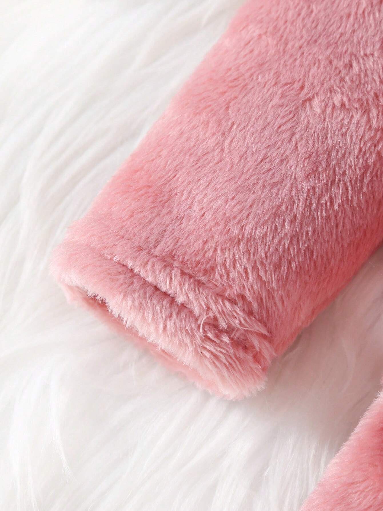 Buy SHEIN Baby Girls' Hooded Bathrobe With 3d Ear Design And Waist Belt Included in Pakistan