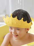 Buy SHEIN Baby Silicone Shampoo Cap With Cute Crown Design, Perfect For Wearing While Washing Hair, Suitable For Children And Toddlers Shower Cap in Pakistan