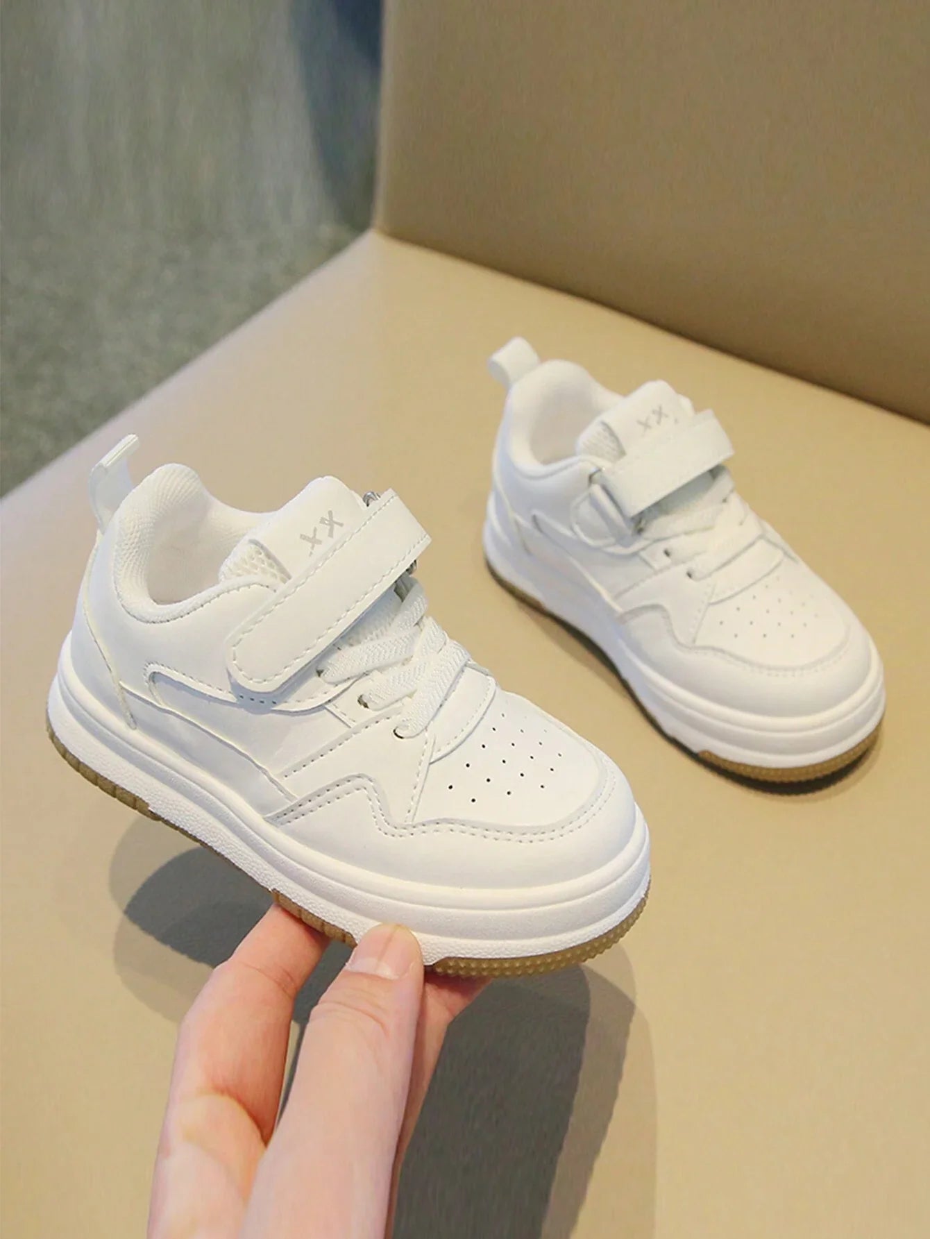Buy SHEIN Baby Sneakers Children's Casual White Shoes For Spring And Autumn Seasons in Pakistan