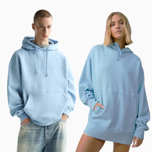 Buy Basic Loose Fit Hoodie - Baby Blue in Pakistan