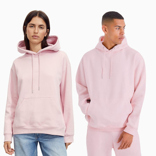 Buy Basic Loose Fit Hoodie - Baby Pink in Pakistan