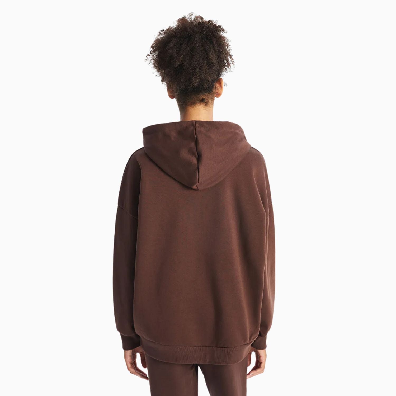 Buy Basic Loose Fit Hoodie - Brown in Pakistan