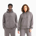 Buy Basic Loose Fit Hoodie - Dark Taupe in Pakistan