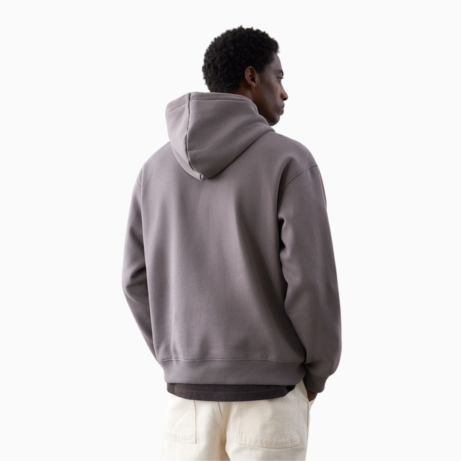 Buy Basic Loose Fit Hoodie - Dark Taupe in Pakistan