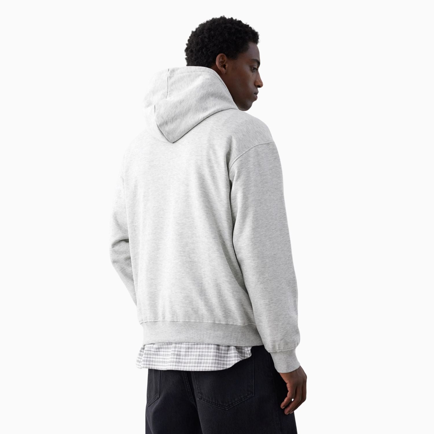 Buy Basic Loose Fit Hoodie - Grey in Pakistan