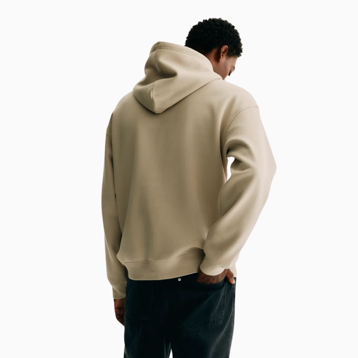 Buy Basic Loose Fit Hoodie - Khaki in Pakistan