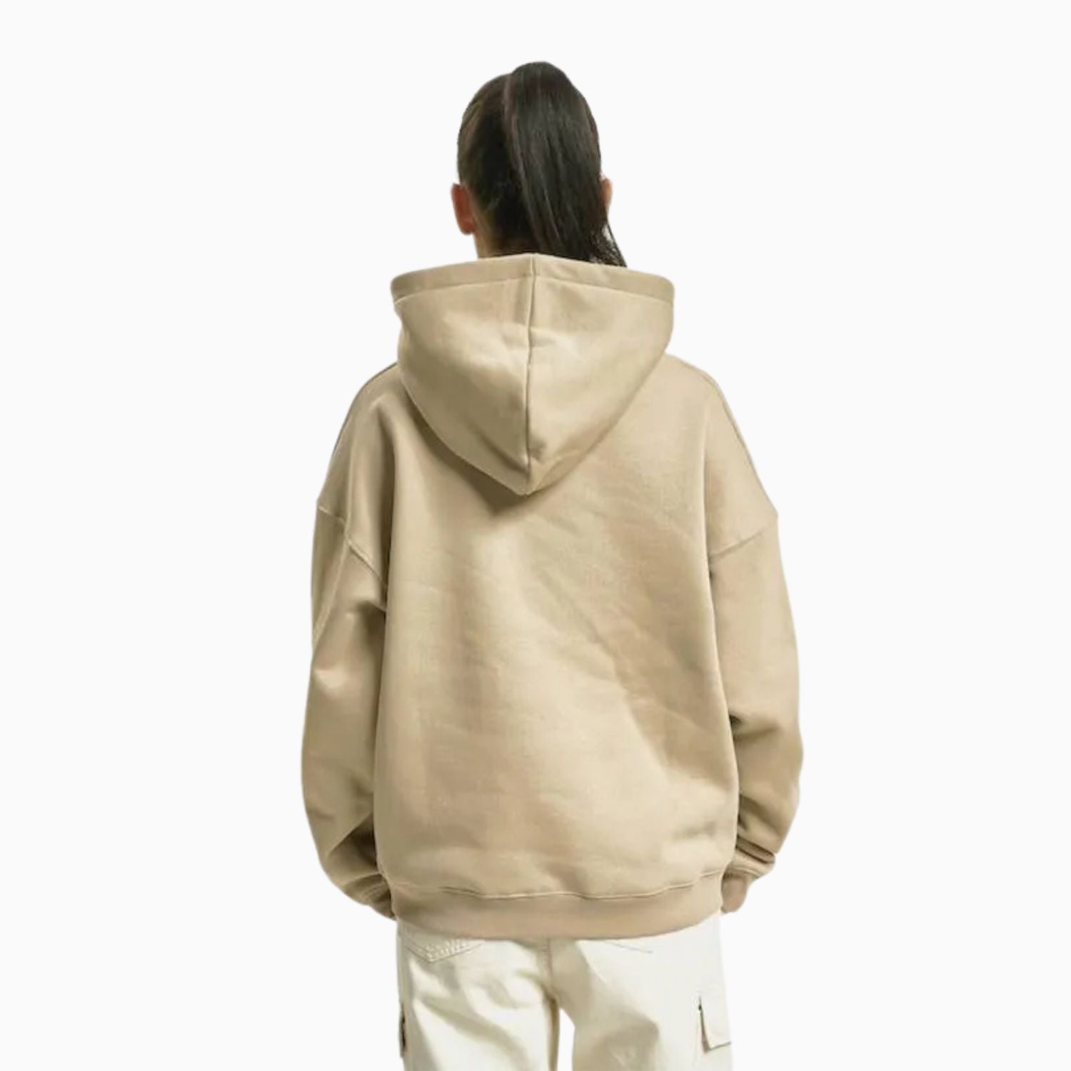 Buy Basic Loose Fit Hoodie - Khaki in Pakistan