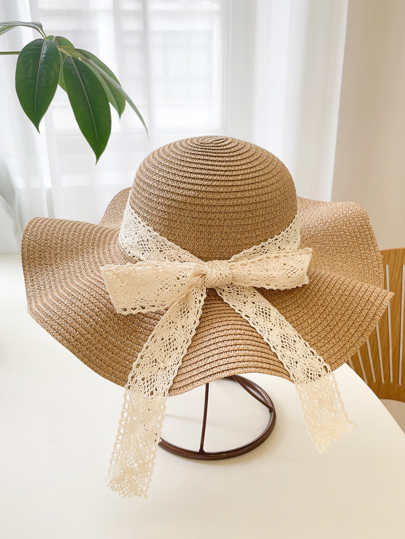 Buy SHEIN Bow Tie Wide Brim Hat in Pakistan
