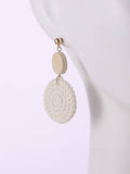 Buy SHEIN Braided Detail Round Drop Earrings in Pakistan