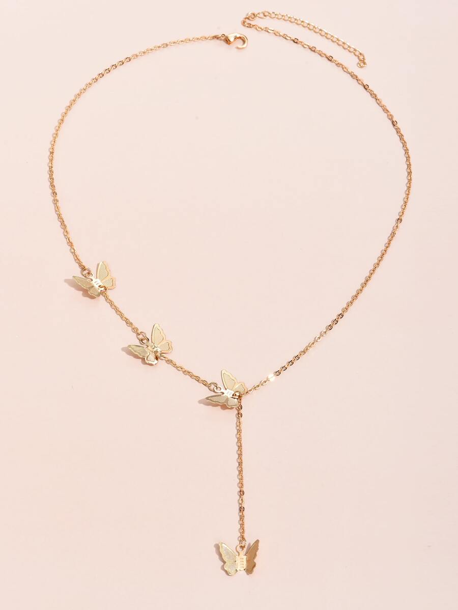 Buy SHEIN Butterfly Charm Necklace in Pakistan