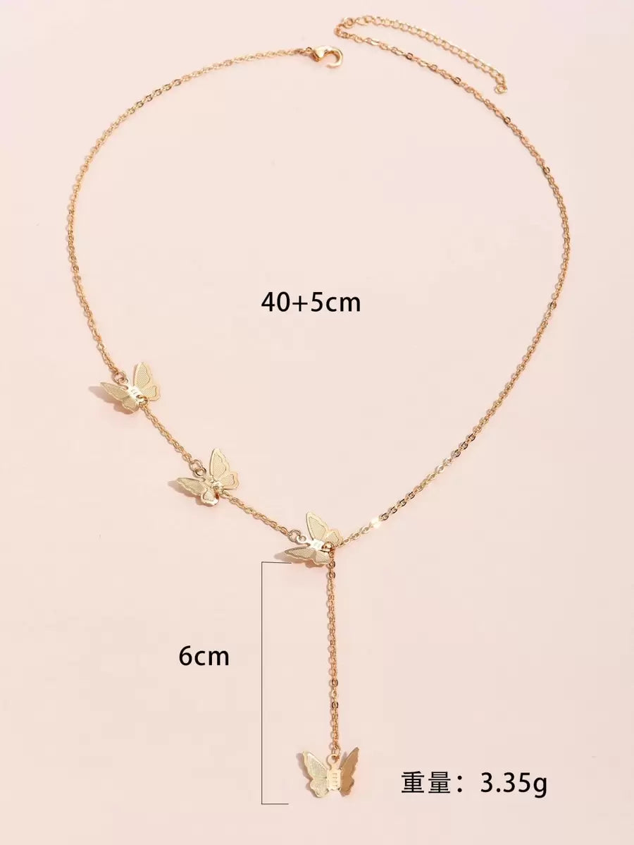 Buy SHEIN Butterfly Charm Necklace in Pakistan