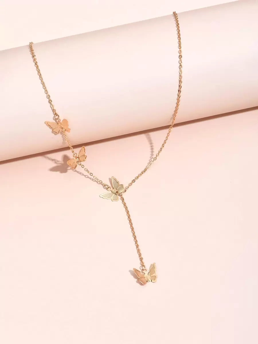 Buy SHEIN Butterfly Charm Necklace in Pakistan