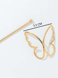 Buy SHEIN Butterfly Decor Hair Slide With Stick Street Hair Clips in Pakistan